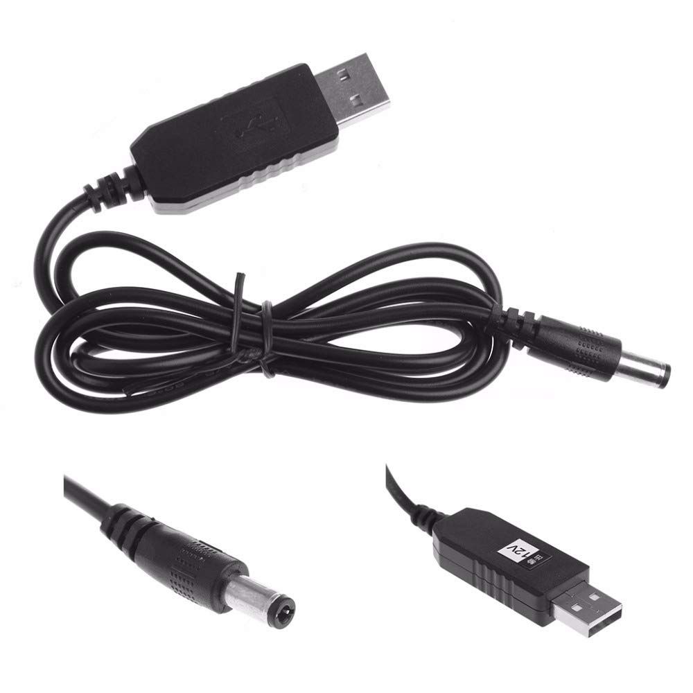 USB DC 5V to 12V Step Up Power Cable Power Supply USB Cable with